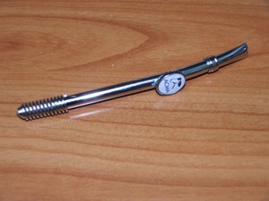 bombilla niquelada para mate